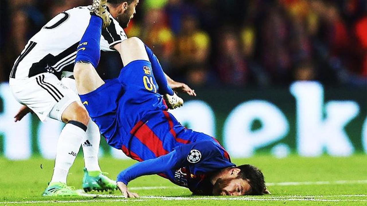 Az kalsın boynu kırılıyordu! Ne yaptın Messi!