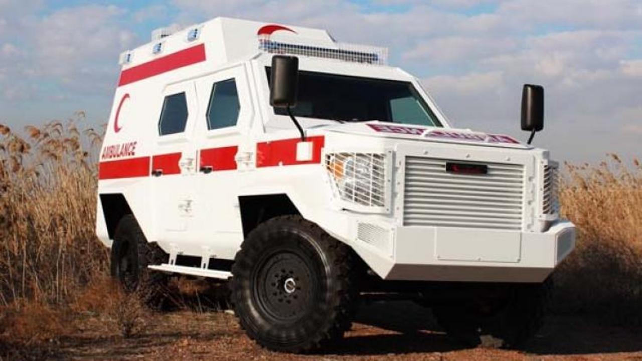 Bu da zırhlı ambulans! İşte özellikleri