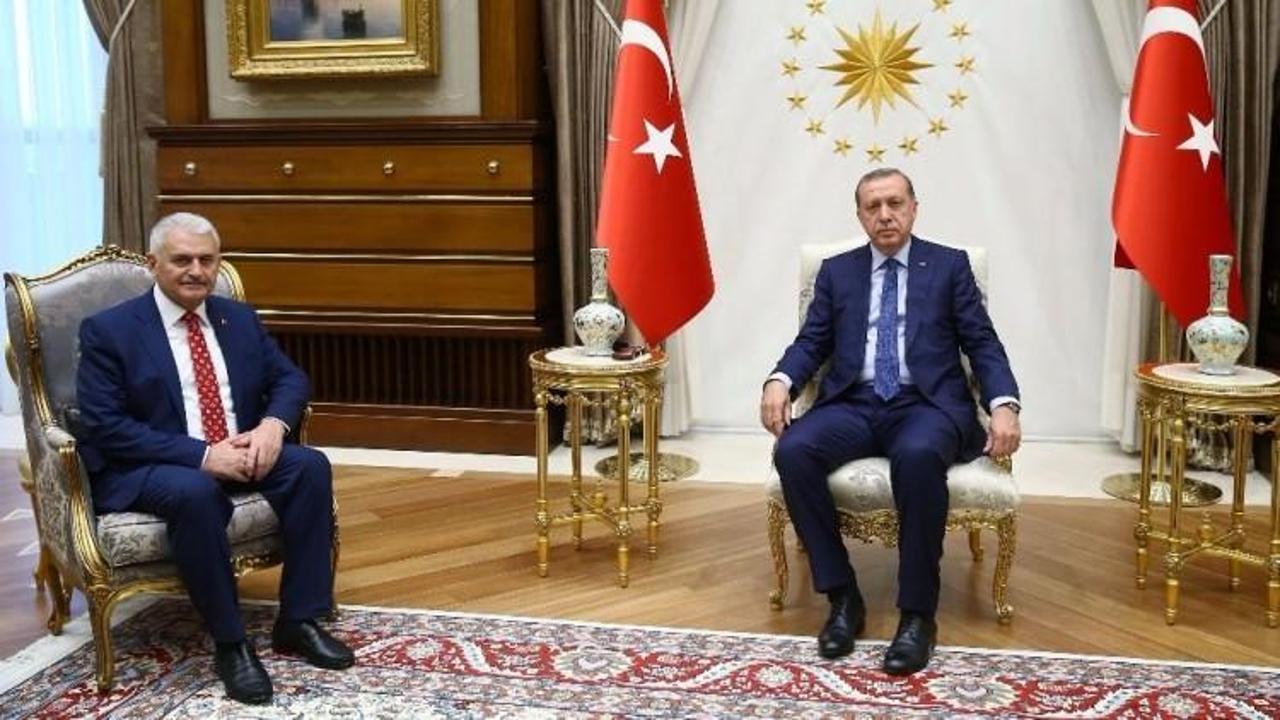 Cumhurbaşkanı Erdoğan Yıldırım'ı kabul etti