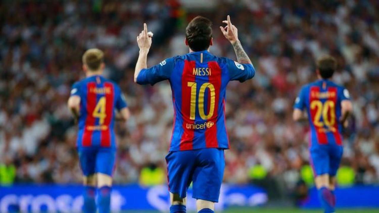 Lionel Messi Bernabeu'yu yaktı!