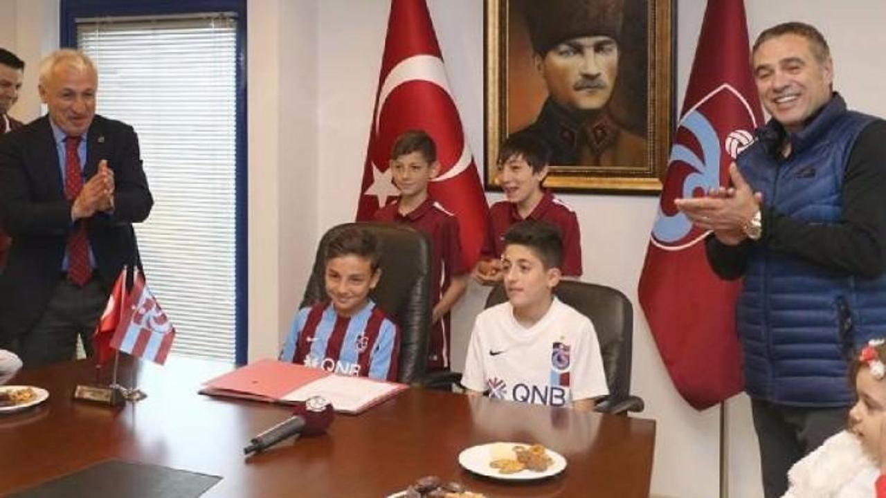 Trabzonspor, 23 Nisan'ı kulüp tesislerinde kutladı