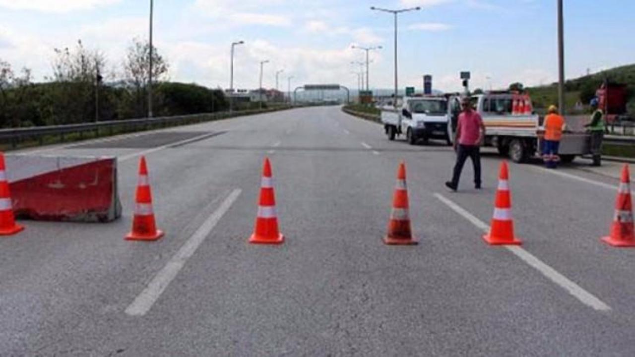 Bolu'da TEM'in İstanbul yönü 20 gün ulaşıma kapalı