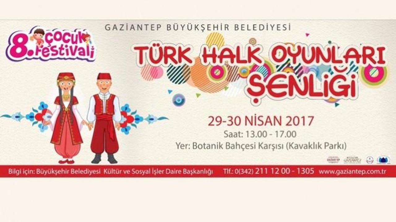Gaziantep Türk halk oyunları şenliği başlıyor
