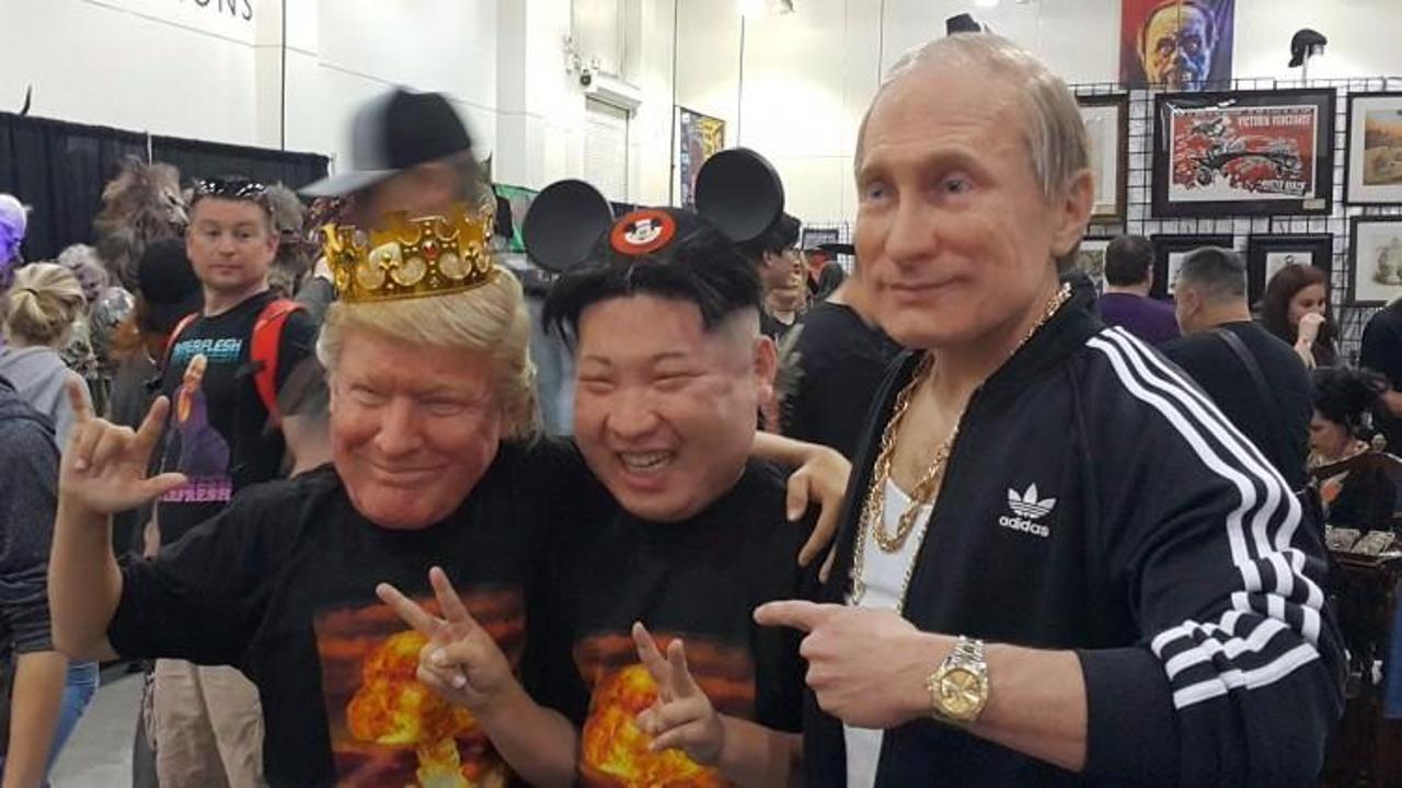 Trump, Putin ve Kim ilk kez bir araya geldi!