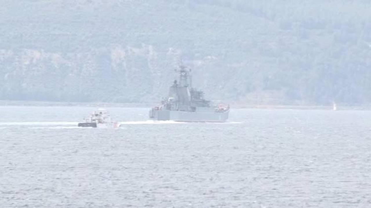 Türk gemisi orada! Rus askerler naklediliyor