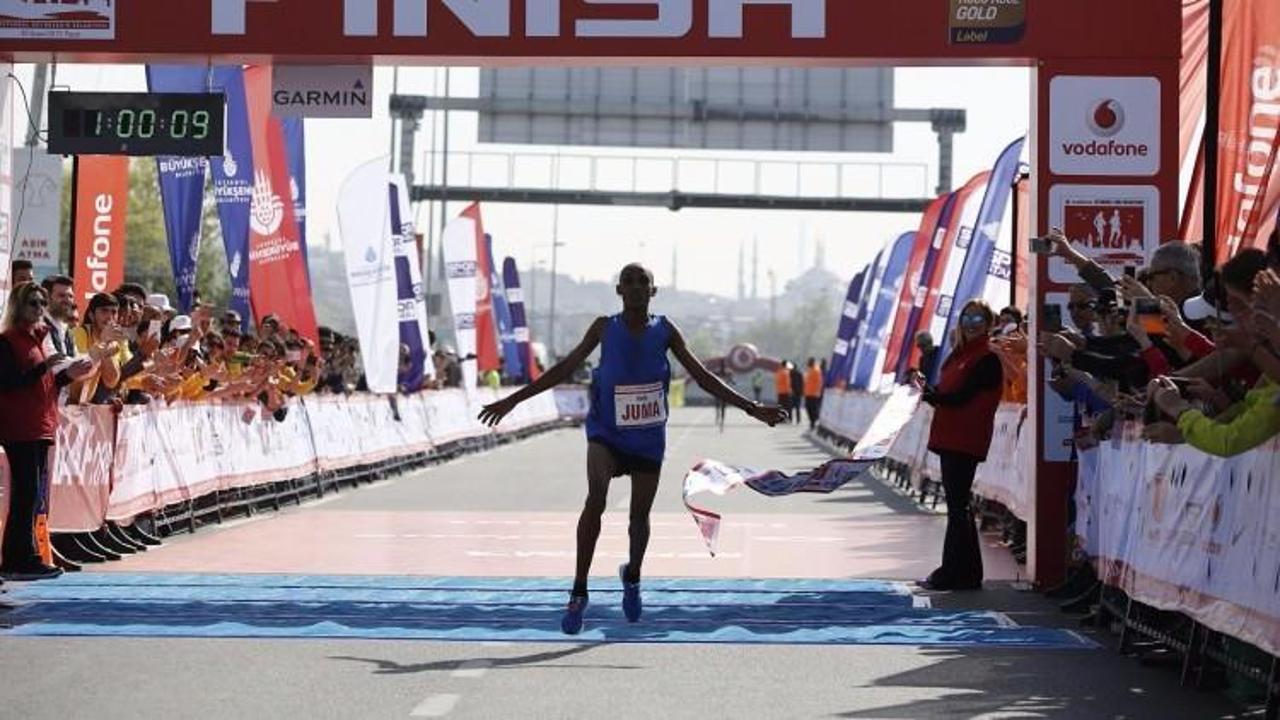 Vodafone İstanbul Yarı Maratonu sona erdi