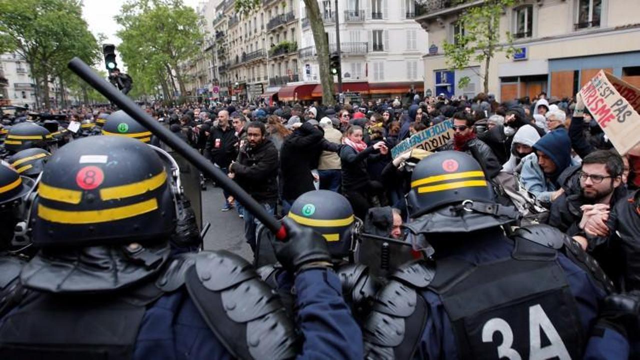 Fransa'da seçim bitti, öfke dinmedi! Cop çektiler