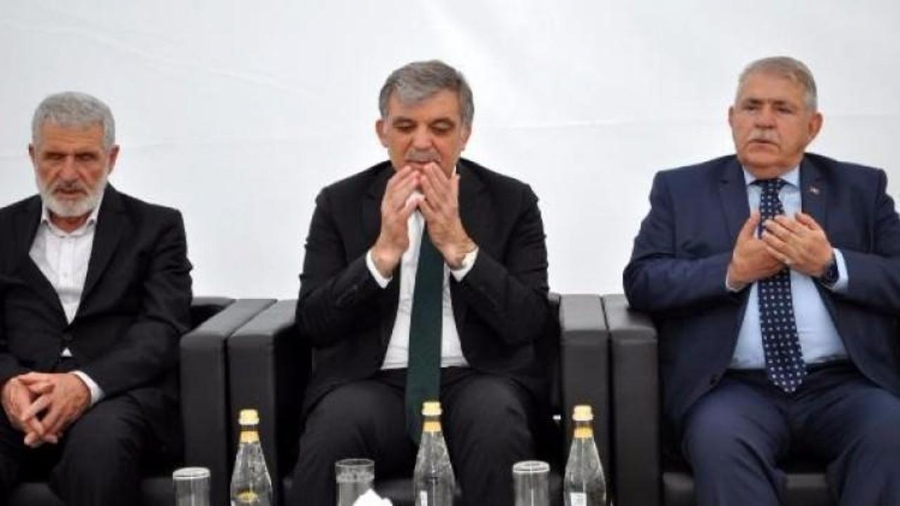 Sakık ve Türk'ten Abdullah Gül'e taziye