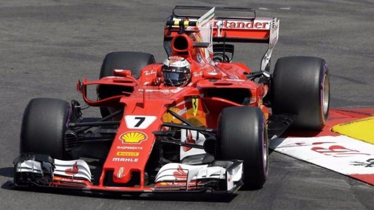 Monaco'da pole pozisyonu Raikkonen'in
