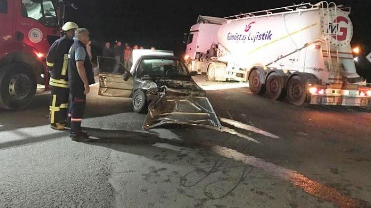 Tekirdağ'da feci kaza: 1 ağır yaralı