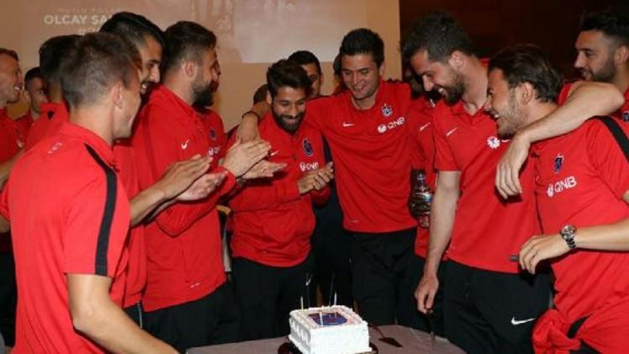 Trabzonsporlu Olcay’a doğum günü kutlaması