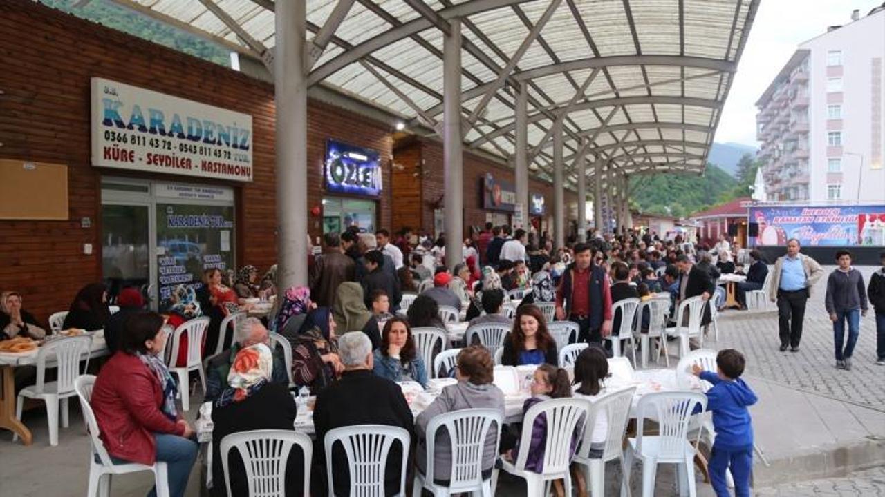İnebolu'da mahalle iftarı düzenlendi