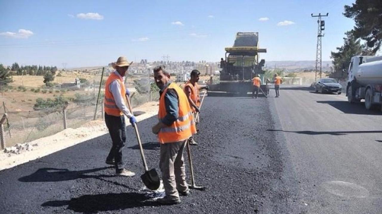 Asfalt işçilerinin ramazan mesaisi