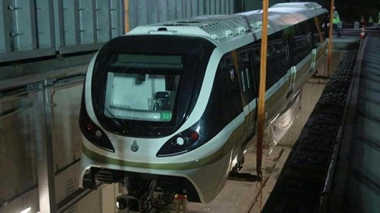 Hacıosman metrosunda sürücüsüz araçlar raylarda