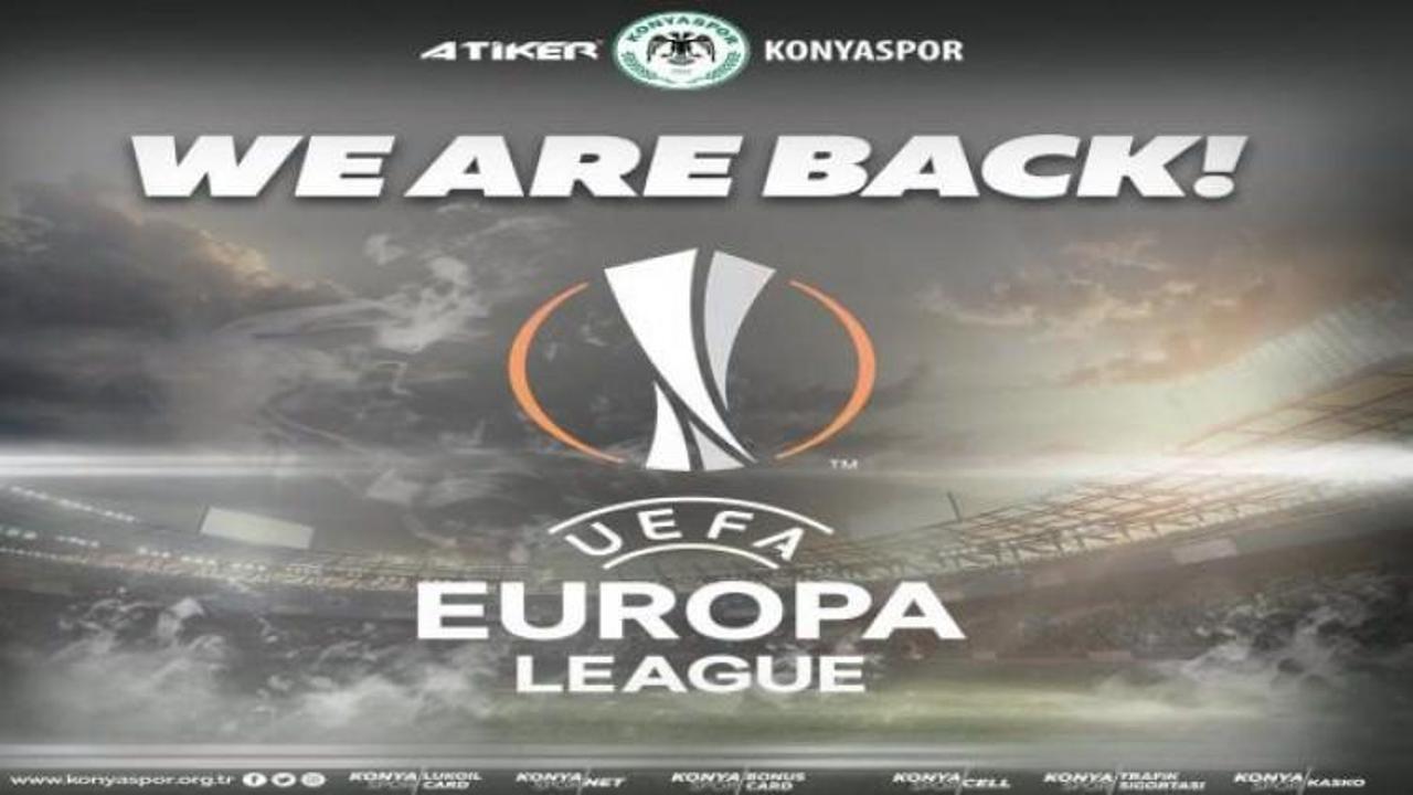 Konyaspor'dan mesaj var: Geri döndük
