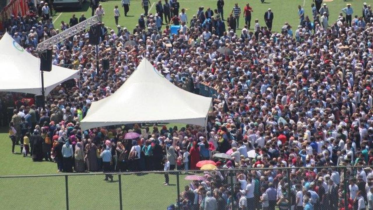 Şehit Eryeler'i 13 bin hemşehrisi uğurladı