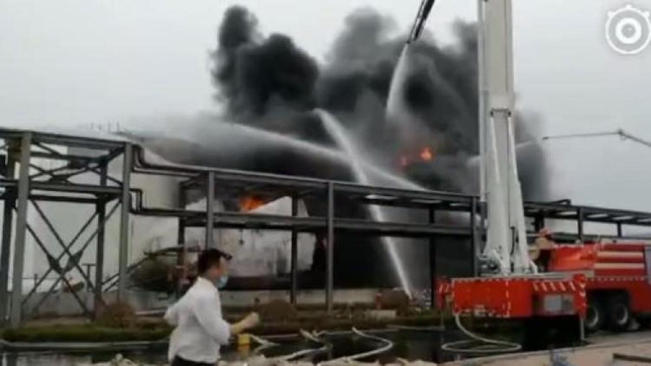 &Ccedil;in'de b&uuml;y&uuml;k patlama! &Ouml;l&uuml; ve yaralılar var