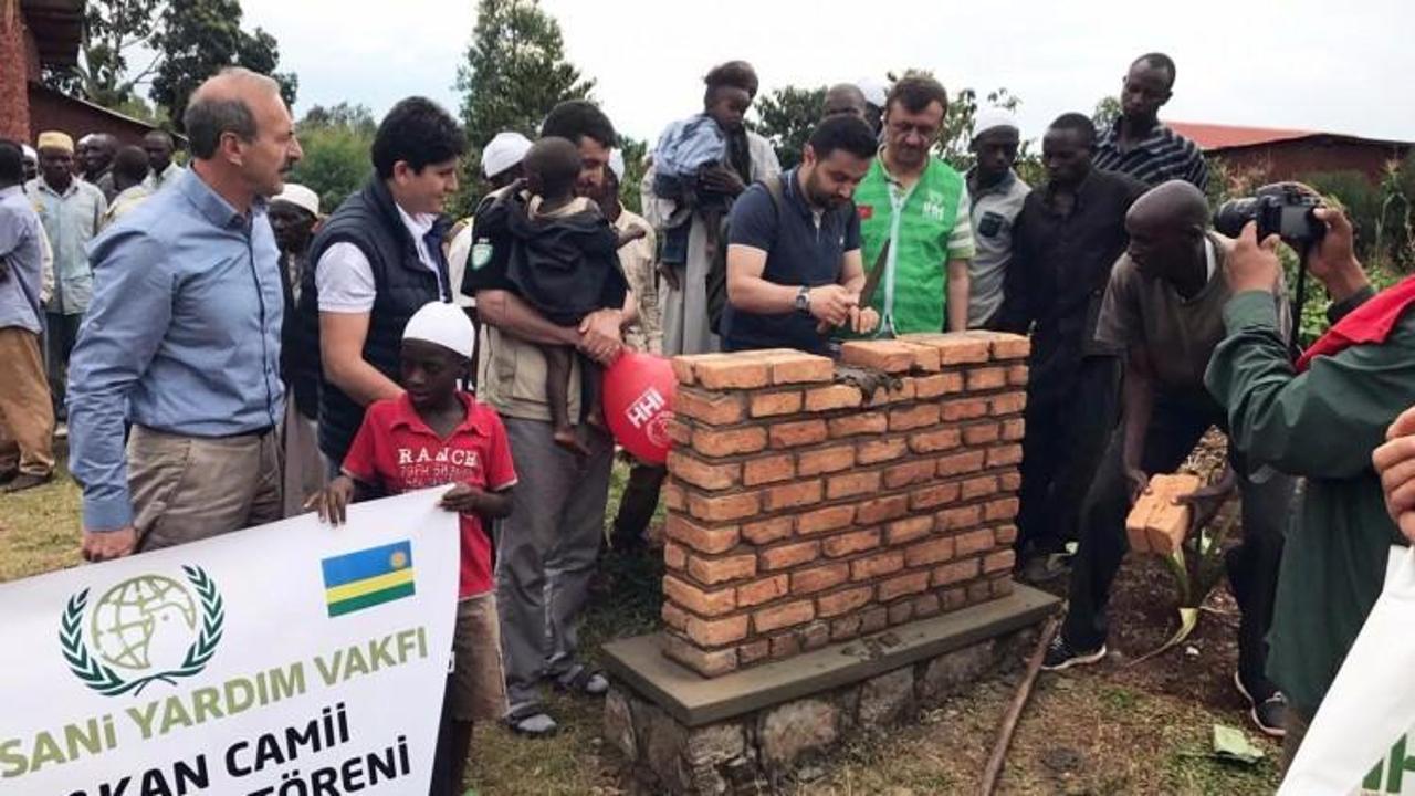 Erbakan Camii’nin temelleri Ruanda’da atıldı