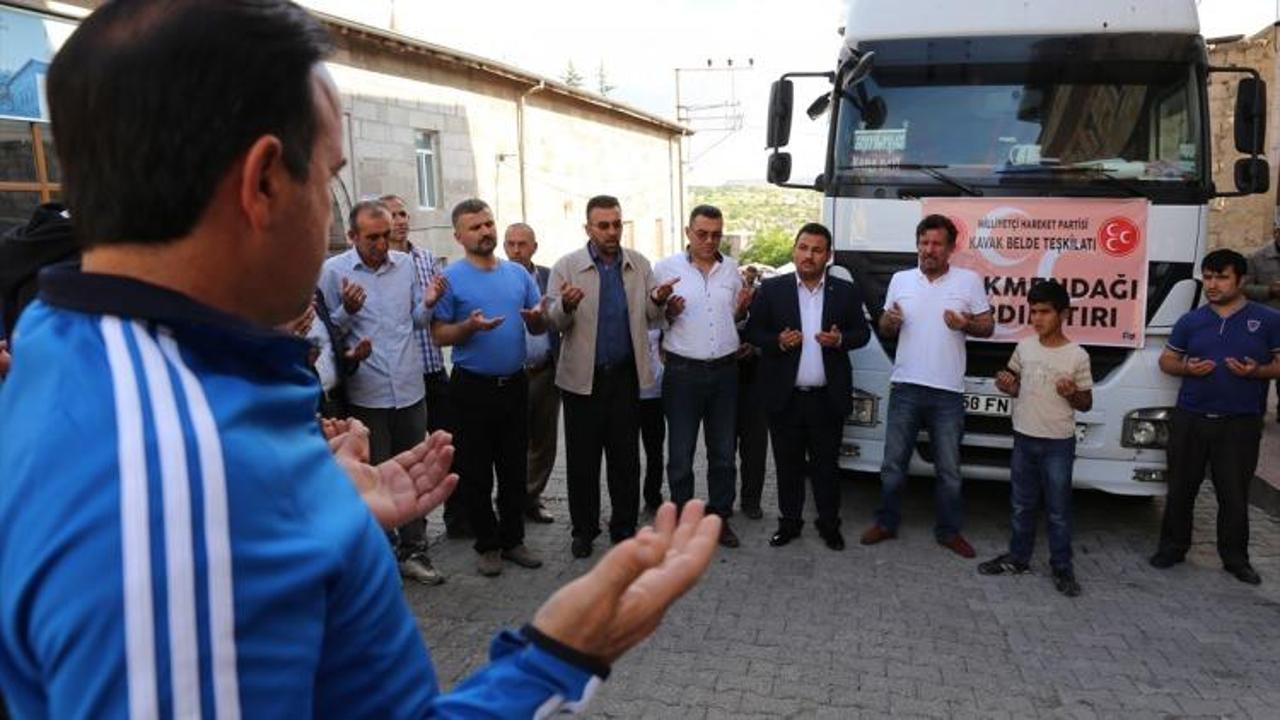 Nevşehir'den Suriye Türkmenlerine yardım
