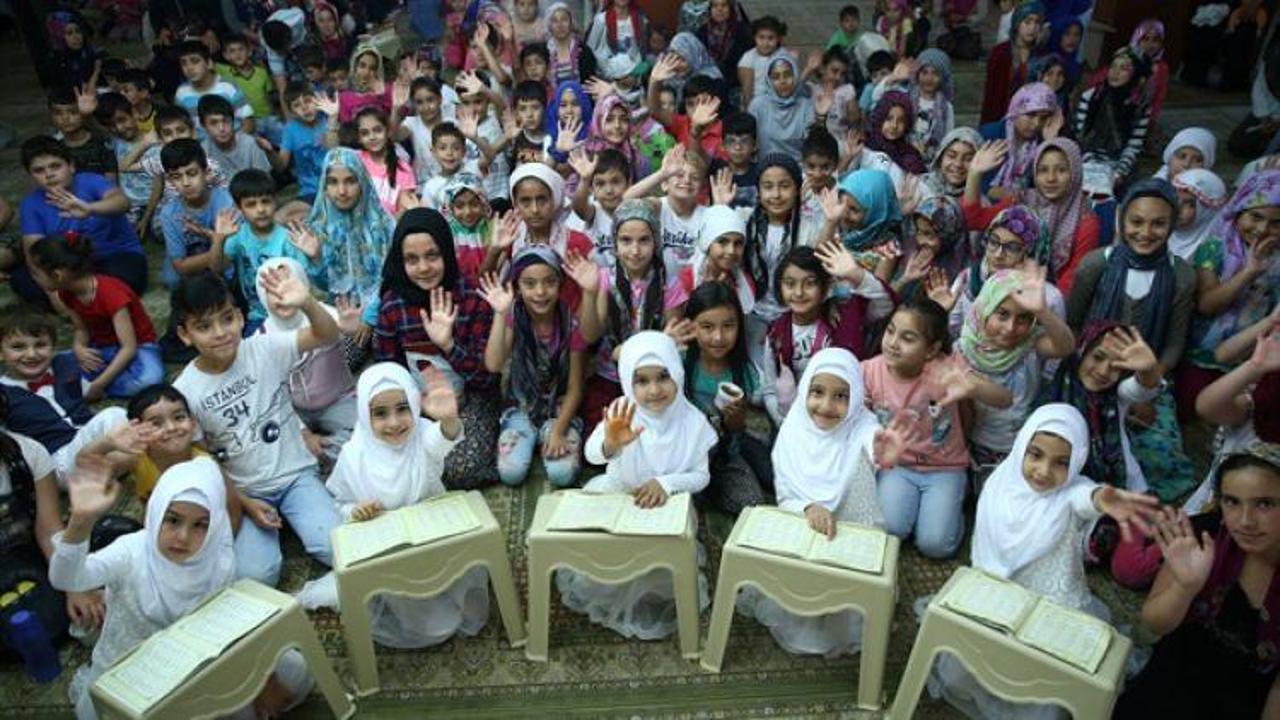 Camiler çocuklarla şenlendi