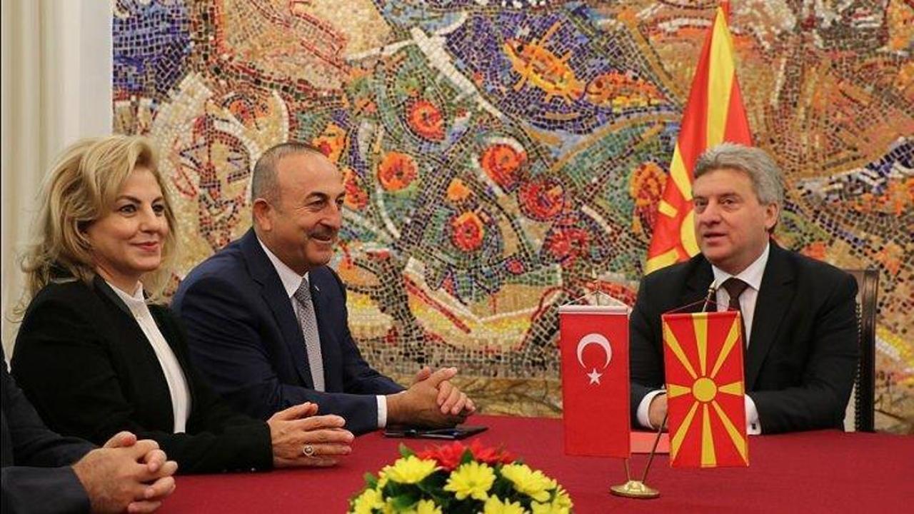Çavuşoğlu'nun Makedonya teması!