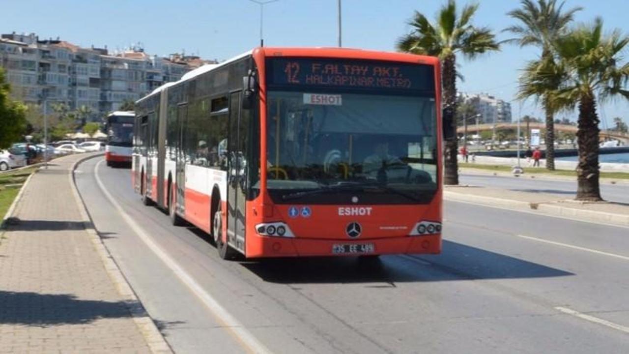 İzmir'de toplu ulaşım bayramda yüzde 50 indirimli