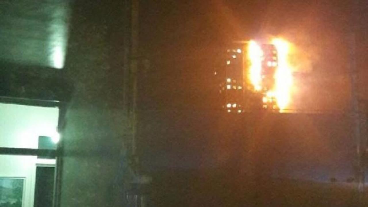Türk vatandaşını yangından kurtaran fotoğraf