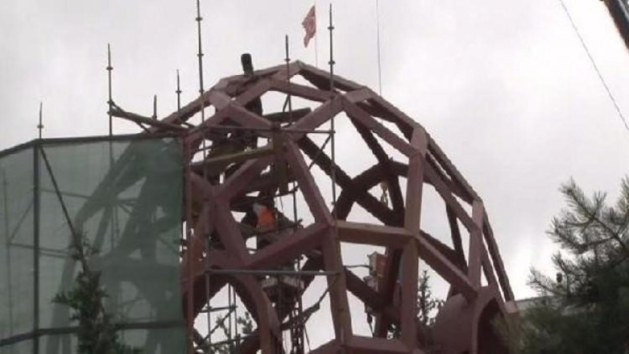15 Temmuz Şehitler Anıtı'nda çalışmalar sürüyor
