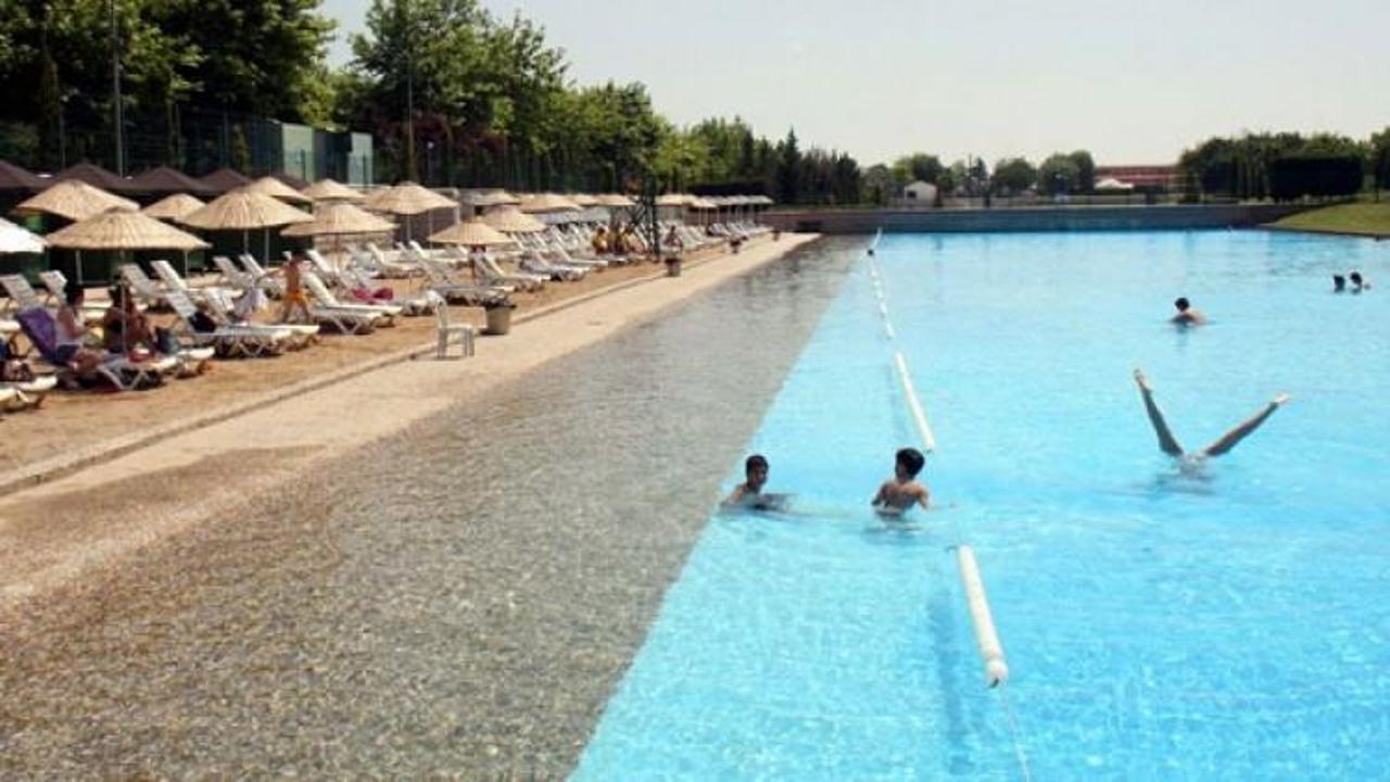Eskişehir'deki yapay plaj sezonu açıldı