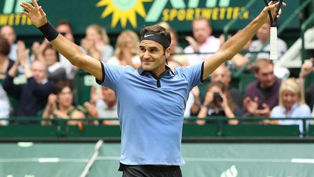 Federer'den bir şampiyonluk daha