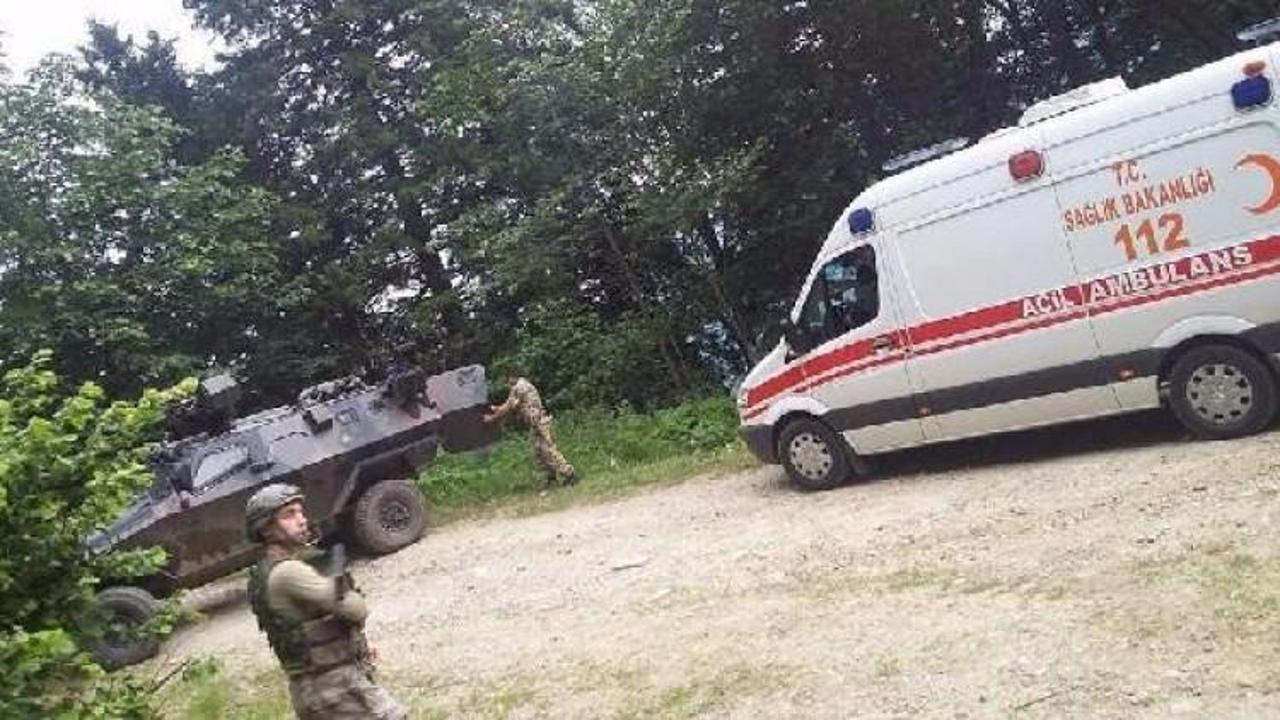 Trabzon'da EYP'li saldırı: 2 asker yaralı