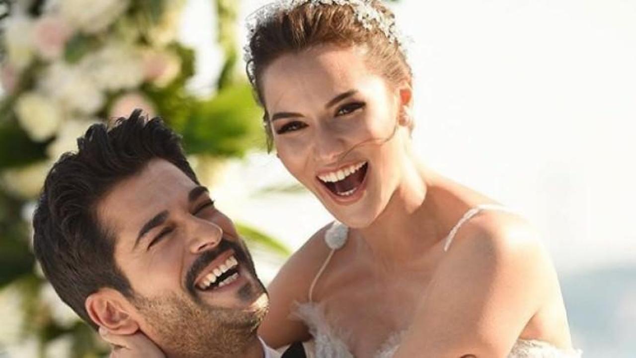 Fahriye ve Burak'tan nikah sonrası ilk paylaşım