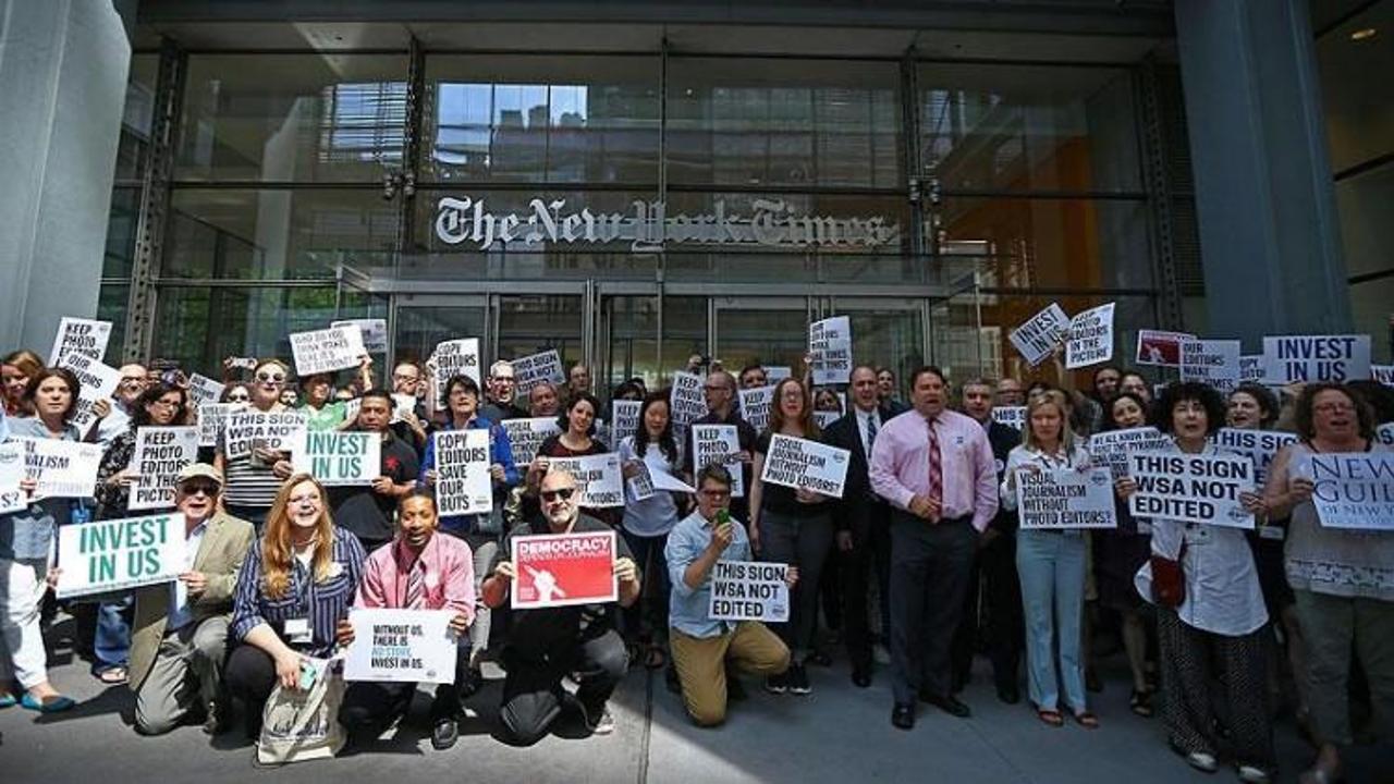 New York Times çalışanlarından iş durdurma kararı