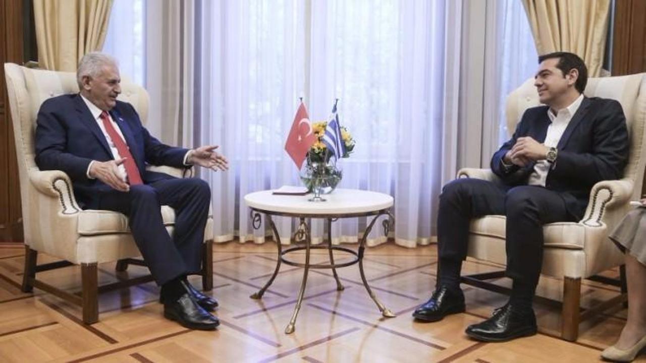 Başbakan Yıldırım, Çipras ile telefonda görüştü