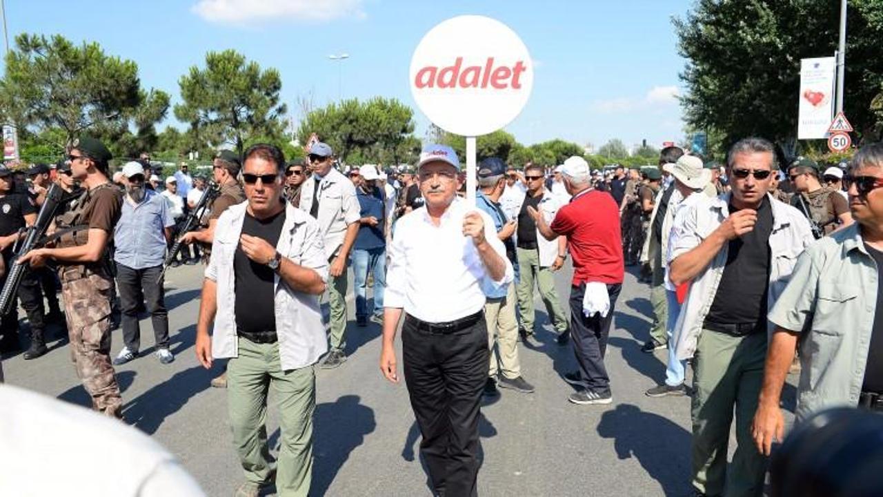 Kılıçdaroğlu tepki yürüyüşünü bitirdi