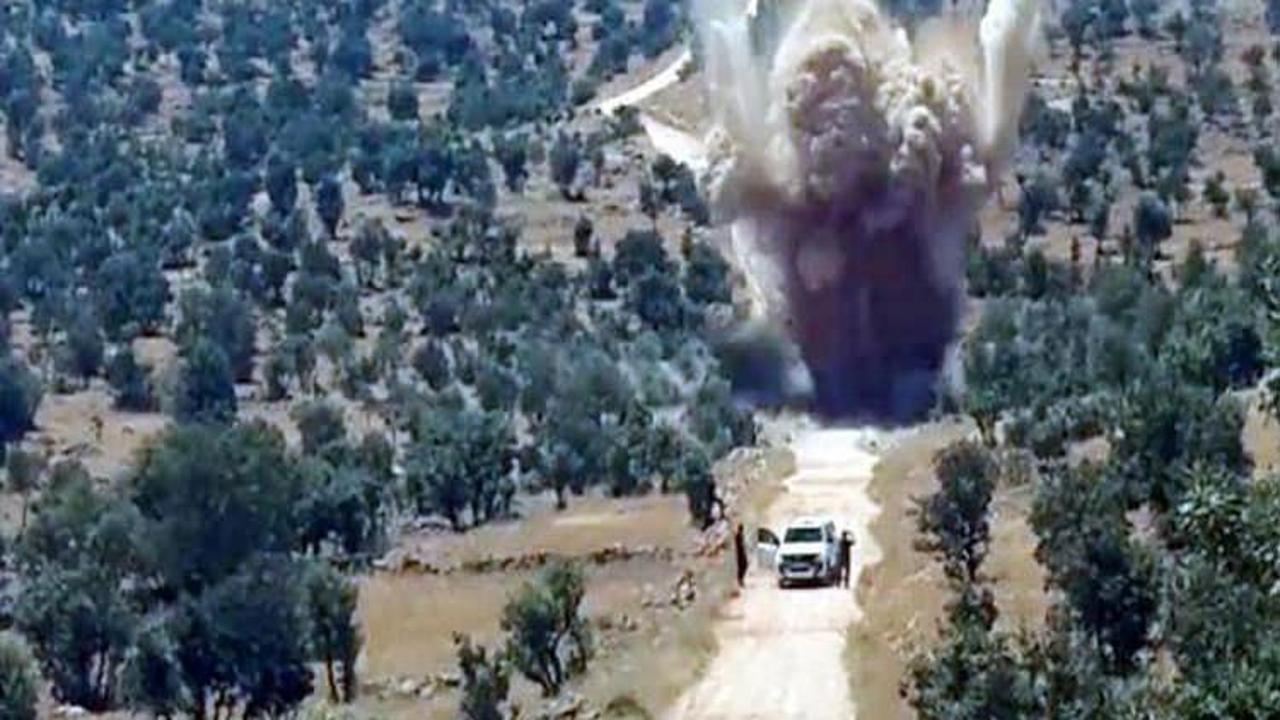 Mardinli ihbar etti, 200 kg patlayıcı imha edildi