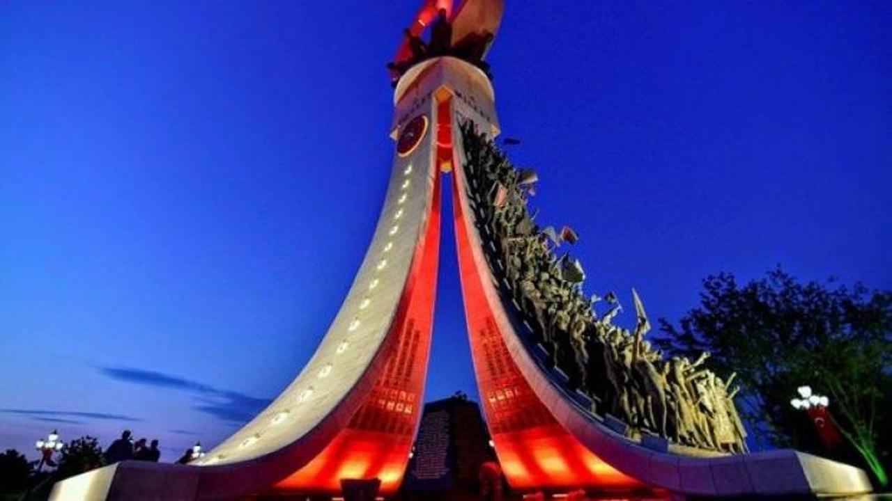 Beştepe'deki Şehitler Abidesi a&ccedil;ıldı