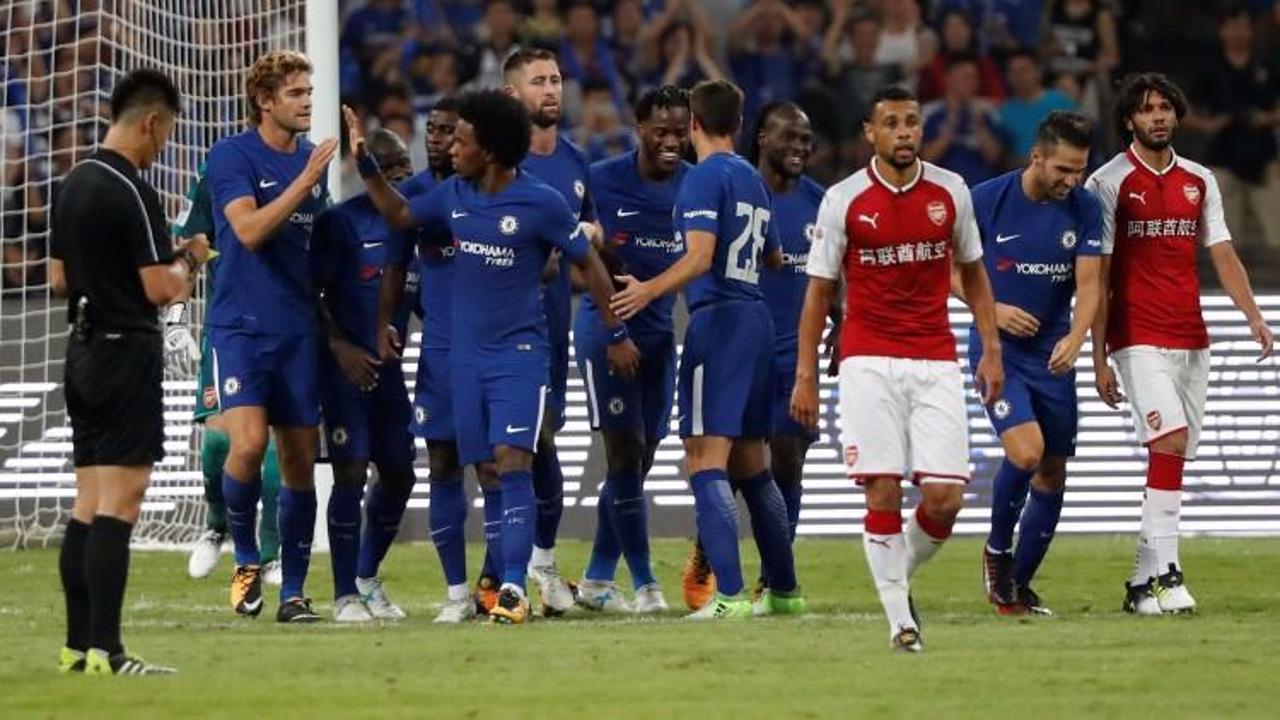 Chelsea, Arsenal'e fark yaptı