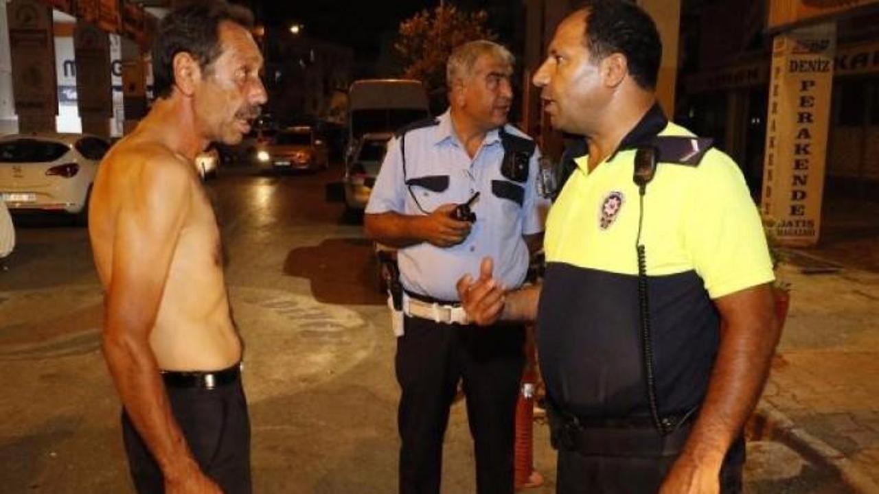 Alkoll&uuml; s&uuml;r&uuml;c&uuml;den polise komik tehdit