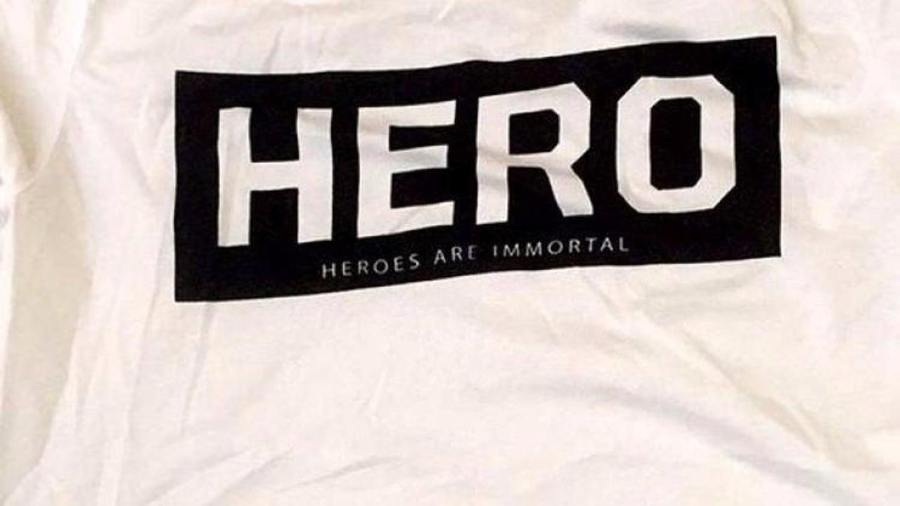 'Hero' yazılı tişört giyen liseli gözaltına alındı