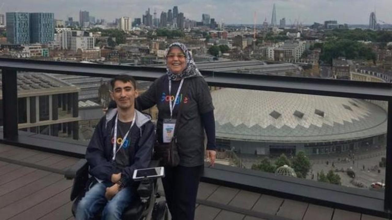 Google'dan burs alan ilk Türk engelli