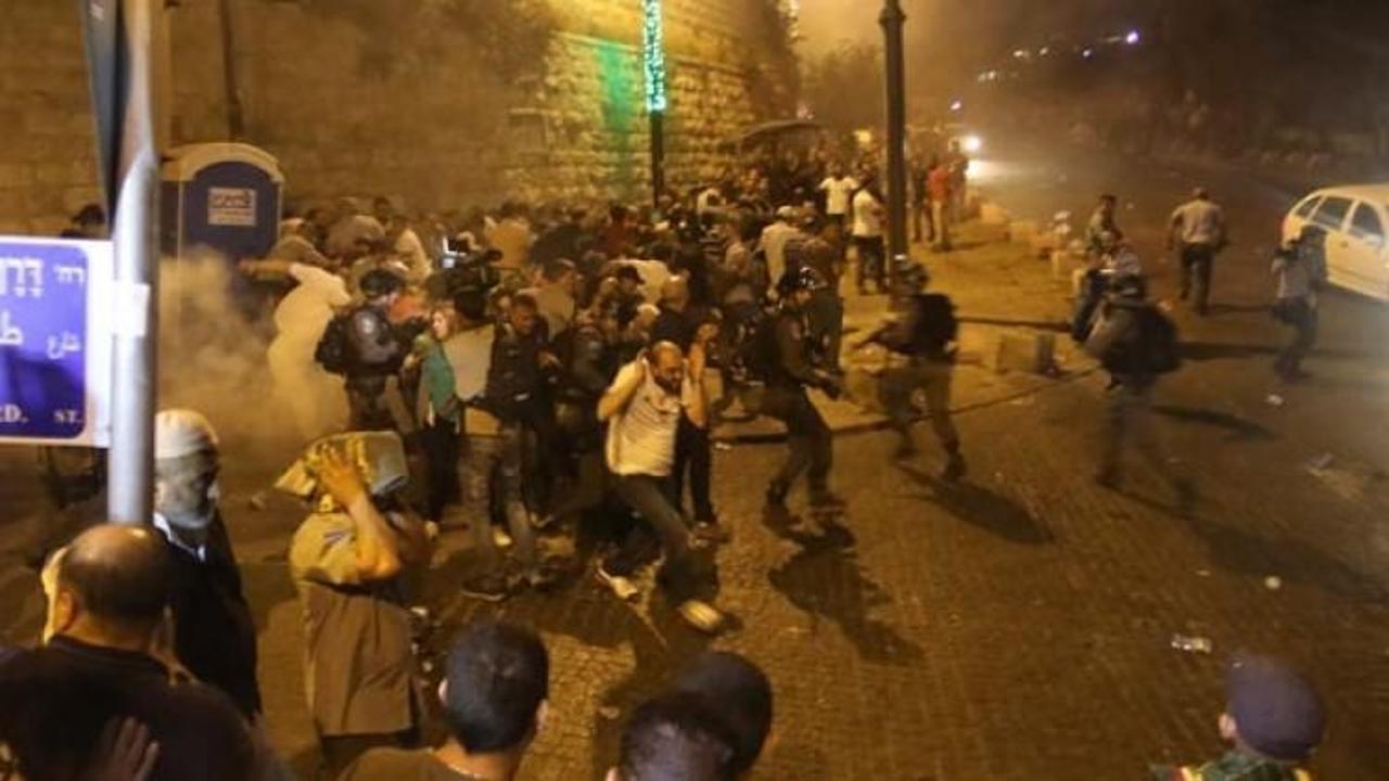Kudüs'te çatışmalar şiddetlendi: Çok sayıda yaralı
