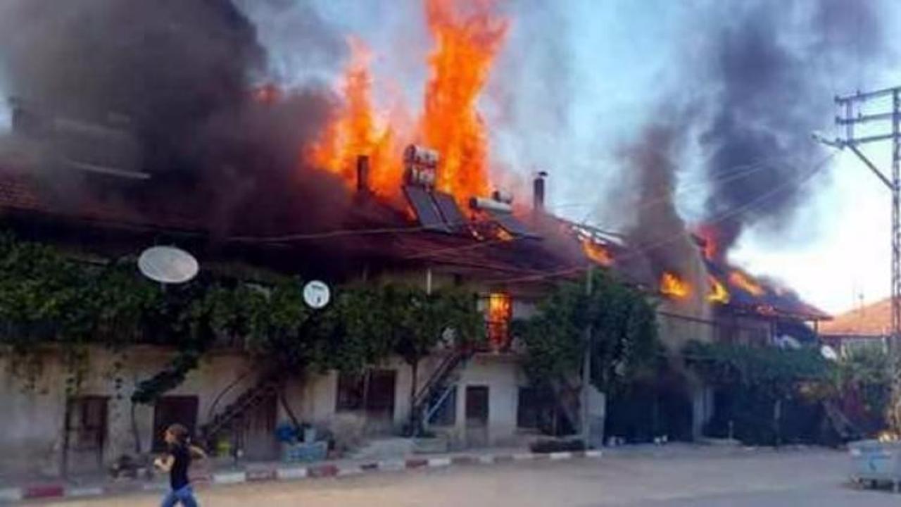 Burdur’da 6 ev, yangında kullanılmaz hale geldi