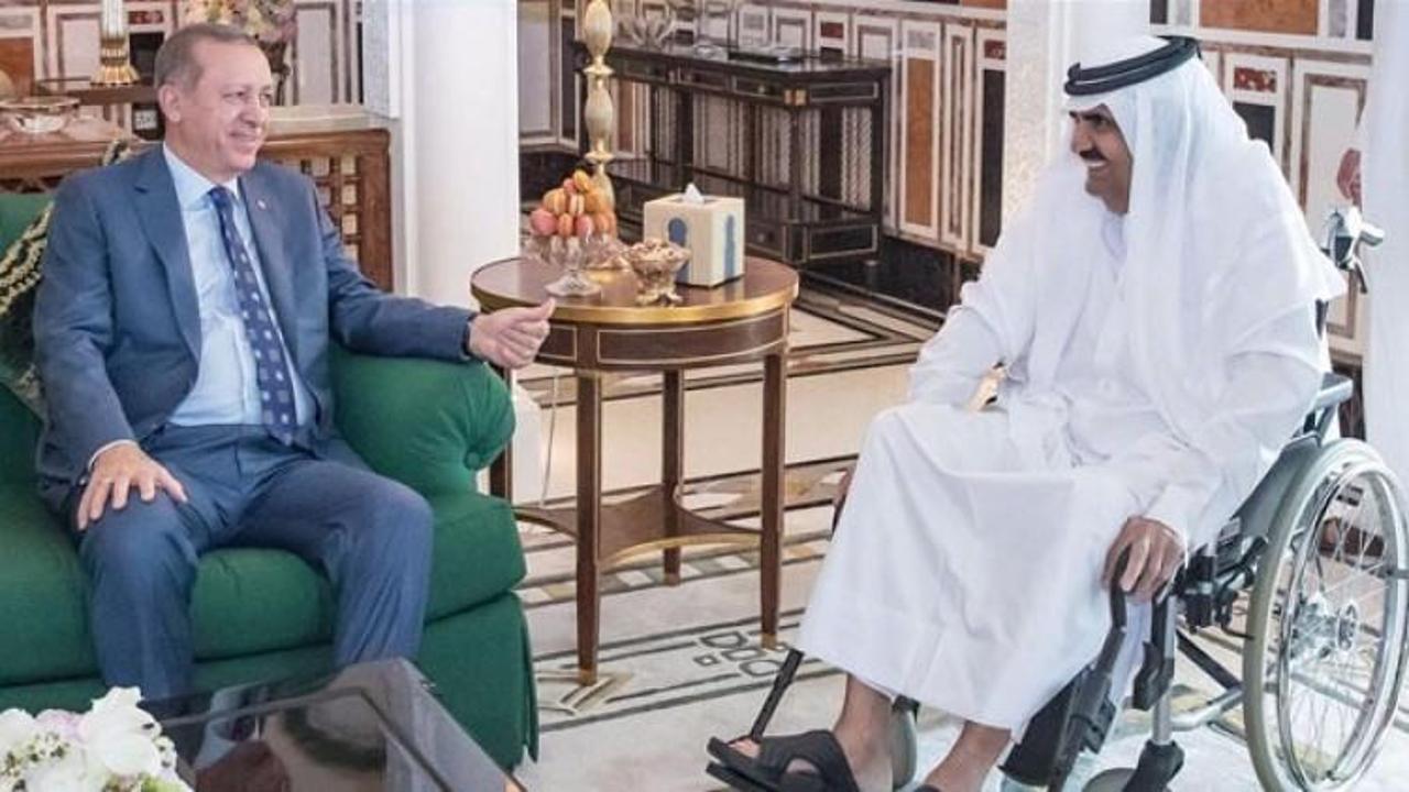 Katar'da dikkat çeken sürpriz görüşme