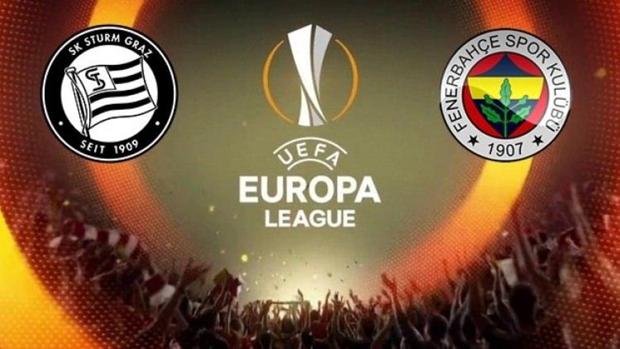 UEFA Avrupa Ligi Sturm Graz-Fenerbahçe maçı hangi kanalda saat kaçta?