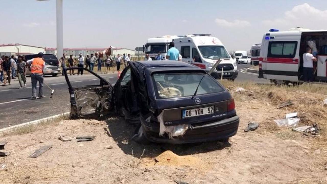 Aksaray'da katliam gibi kaza: 2 ölü, 4 yaralı
