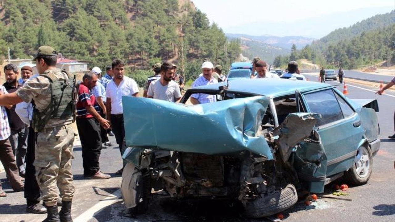 Kahramanmaraş'ta kaza! &Ouml;l&uuml; ve yaralılar var