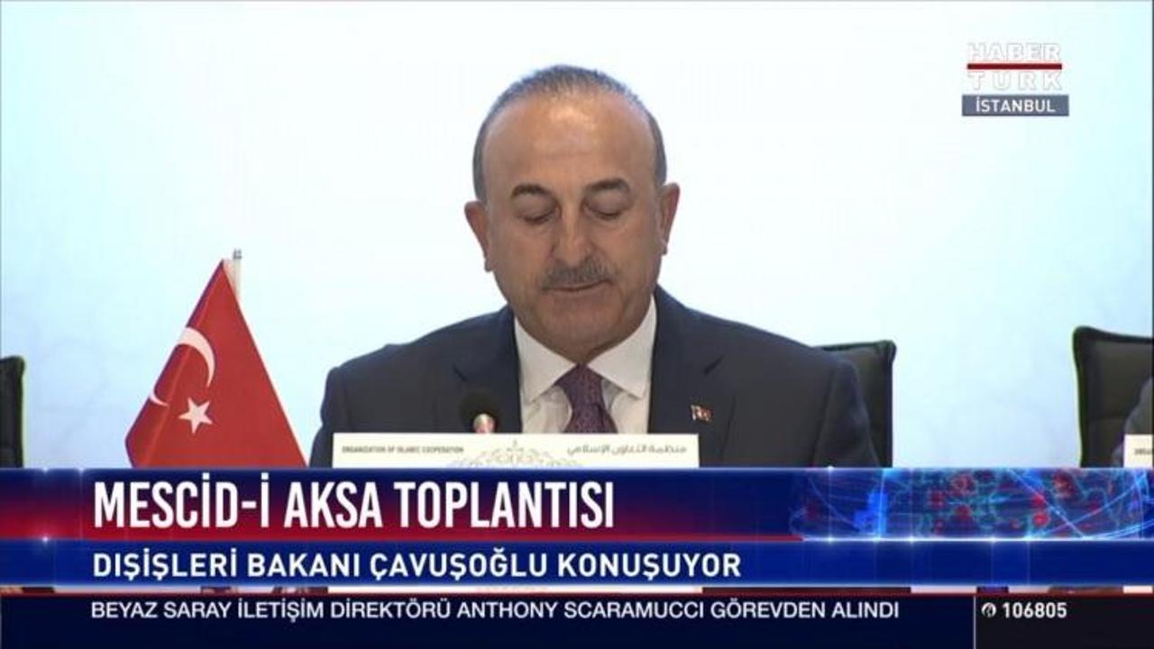 Mescid-i Aksa toplantısı! T&uuml;rkiye'den net mesaj