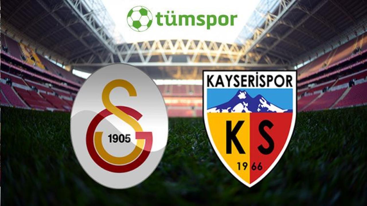Galatasaray Kayserispor maçı hangi gün tam saat kaçta (1.hafta)