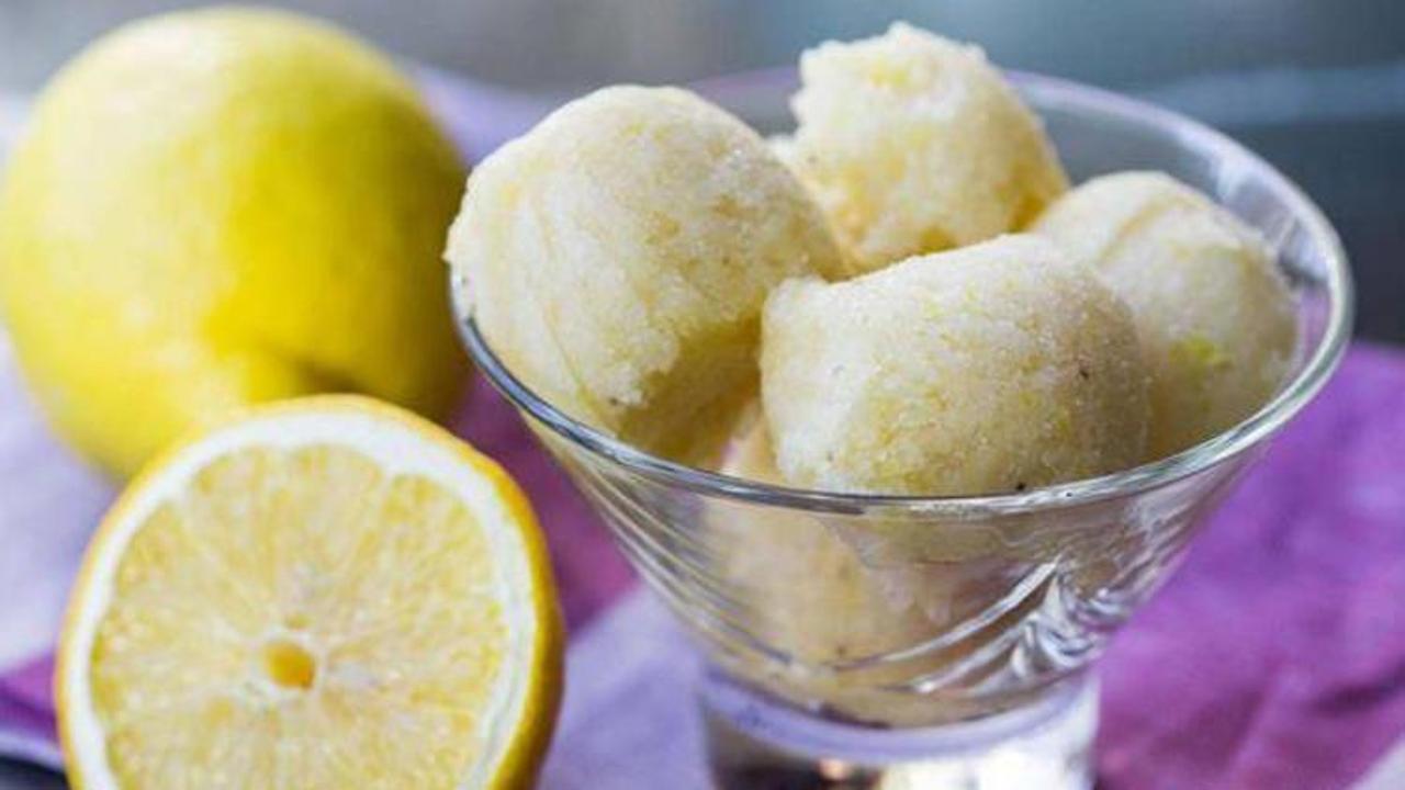 Limonlu Sorbe nasıl yapılır? Sıcaklara serin bir mola Limonlu Sorbe tarifi